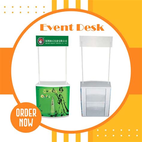 Jual Event Desk Meja Promosi Meja Pameran Booth Portable Meja Jualan