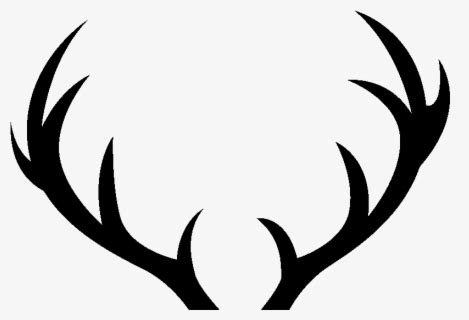 Red Deer Antler Sticker Clip Art - Transparent Background Antler ...