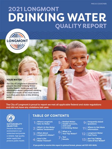 Annual Drinking Water Quality Report 2021 Pdf Water Purification