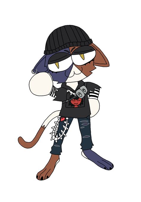 I drew the new fortnite emo cat skin but better : r/furry