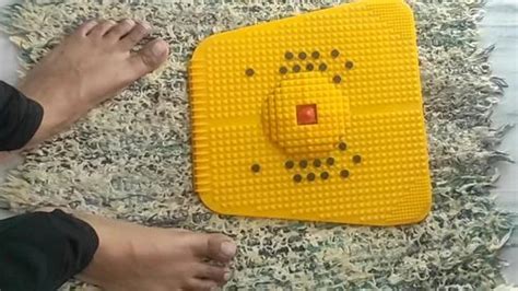 Yellow Plastic Acupressure Foot Mat For Fitness At Rs Piece In New