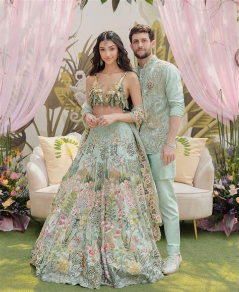 Alanna Panday In Rahul Mishra Indian Wedding Dress Indian Bride