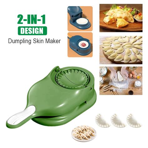 Buy 2in1 Dumpling Maker Mould Dough Pressing Tool Manual Press Dumpling