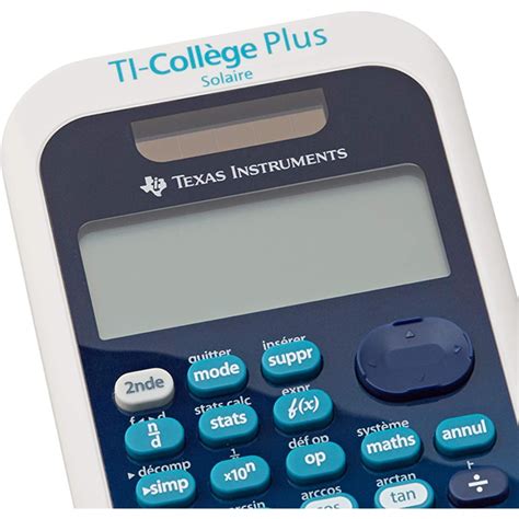 Calculatrice Scientifique Texas Instruments Ti Coll Ge Plus Papel Tn