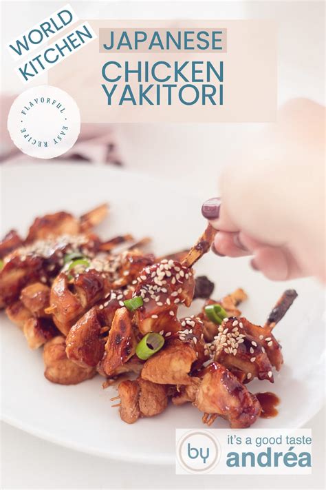 Japanese Chicken Yakitori Recipe By Andrea Janssen