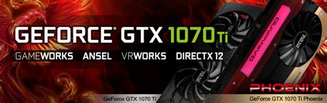 Gainward Geforce Gtx 1070 Ti Series