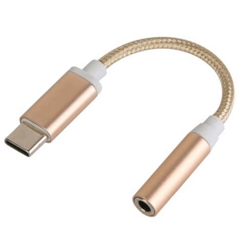 Usb C Type C Adapter Port To Mm Aux Audio Jack Gold Unit Ralphs