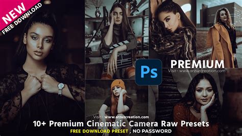 Cinematic Color Camera Raw Filter Preset Free Download Arzuz Creation