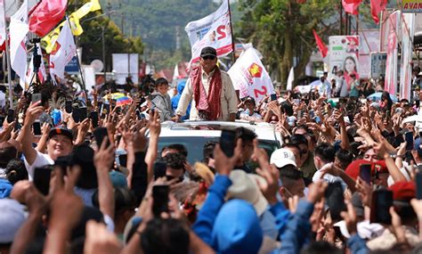 Usai Debat Terakhir Prabowo Pulang Kampung Disambut Puluhan Ribu