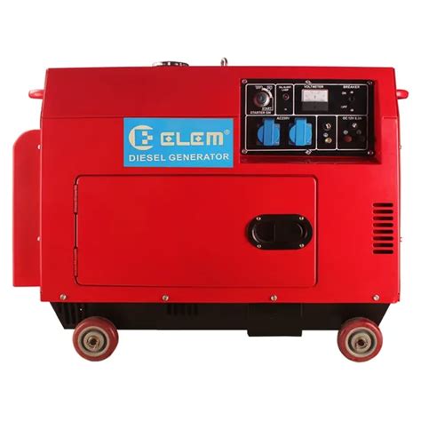 Taizhou Elem 3kw Single Phase Small Ultra Silent Water Cooled Home