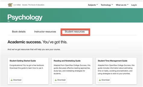 Student Steps For Accessing Openstax Textbooks And Student Resources