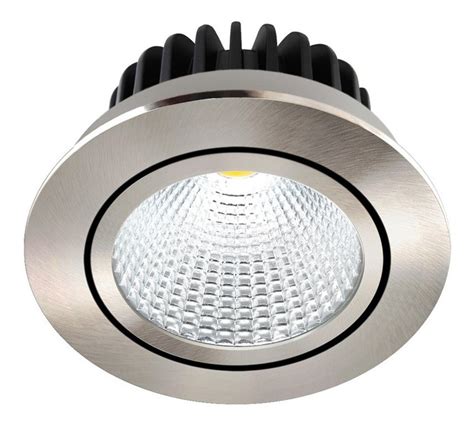 LUZ DESING Spot Cobo Led De Embutir Acero Movil 15w Diseño Lucciola