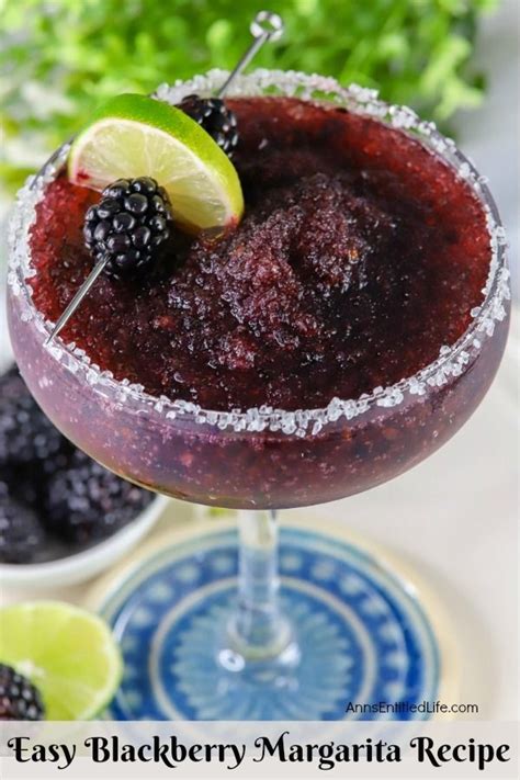 Easy Blackberry Margarita Recipe