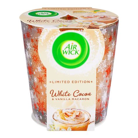 Purchase Airwick White Cocoa And Vanilla Macaron Candle 105g Online At