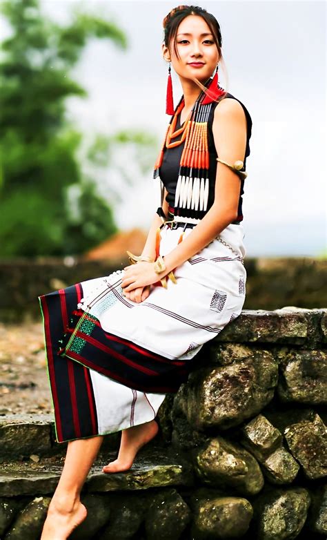 Angami Naga Traditional Neitsi India Traditional Dres