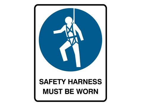 Safety Harness Must Be Worn Sign Vector Png Vector In Svg Pdf Ai Cdr