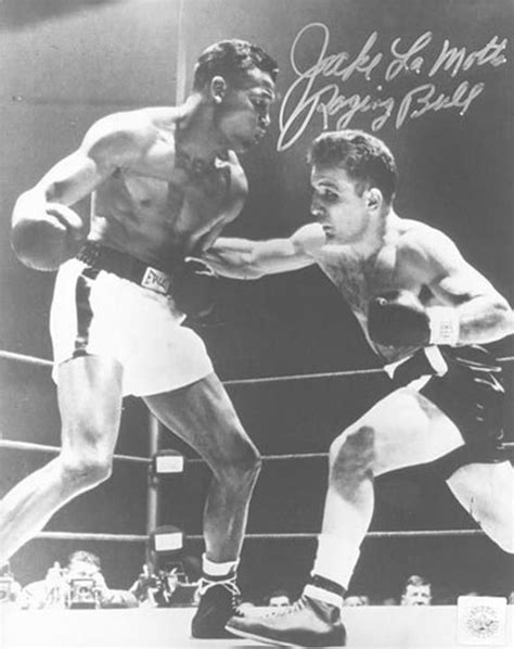 Jake Lamotta Signed 8x10 Photo Punching Sugar Ray Robinson Etsy