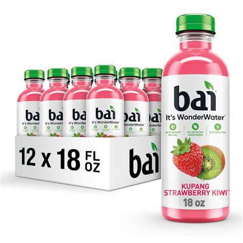 Amazon Bai Antioxidant Infused Water Beverage Kupang Strawberry