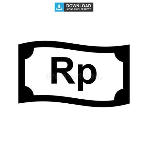 Rupiah Currency Icon Or Logo Isolated Sign Symbol Vector Illustration