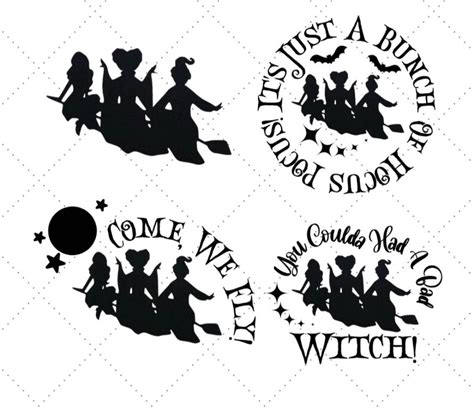 Hocus Pocus Sanderson Sisters Svg Bundle Etsy