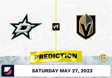 Stars Vs Golden Knights Game 5 Prediction Stanley Cup Playoffs 2023