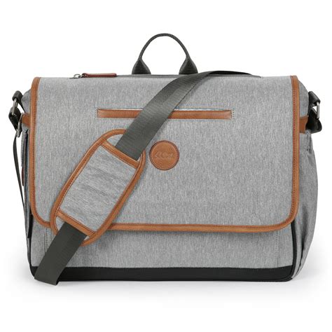 Sac à langer Messenger XL Gris clair de outlander Sacs à langer Aubert