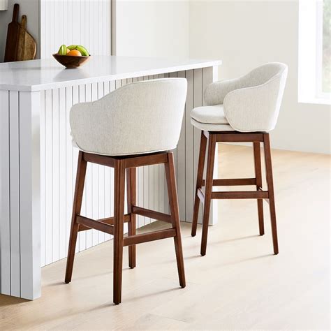 Wayne Swivel Bar Counter Stools West Elm