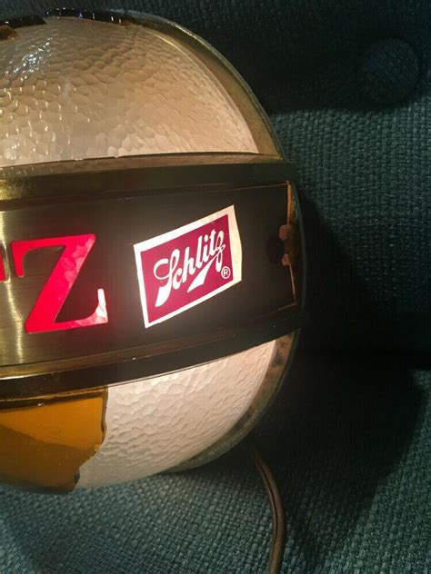 Vintage Schlitz Beer Globe Light Milwaukee Beer