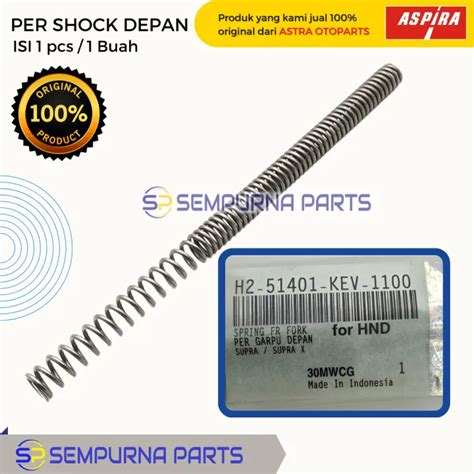 Per Shock Depan Supra X 100 Lama H2 51401 Kev 1100 Aspira Lazada