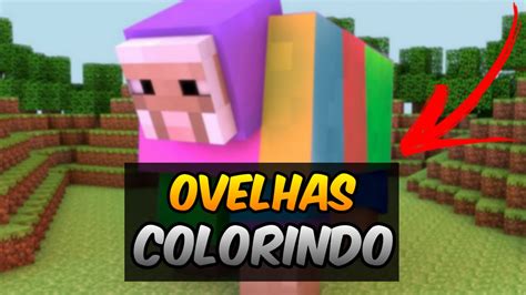 Como Deixar A Ovelha Colorindo No Minecraft Pe 0 15 0 Sheep Colors