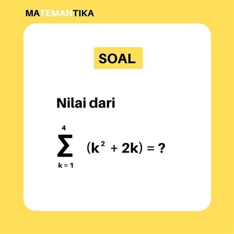 Matemantika Belajar Matematika Online Instagram Kumpulan Soal