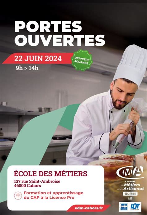 PORTES OUVERTES dernière journée CMA Formation Cahors