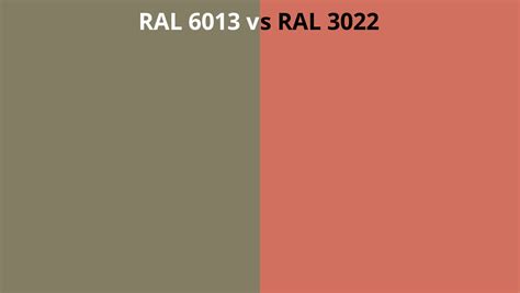 Ral 6013 Vs 3022 Ral Colour Chart Uk