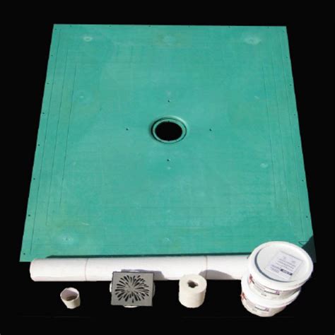 Level Entry Shower Pan Kit Large For Wet Room Freedom Showers