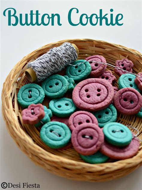 Button Cookie | Lalaloopsy Button Cookie Recipe - Desi Fiesta