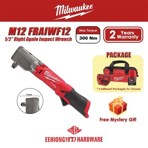 Milwaukee M Fraiwf M Fuel Right Angle Impact Wrench With