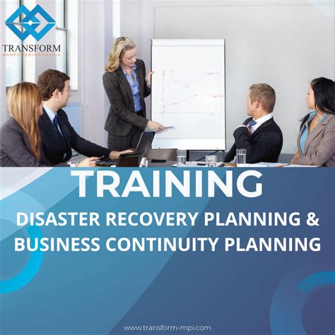 Training Disaster Recovery Planning And Business Continuity Planning