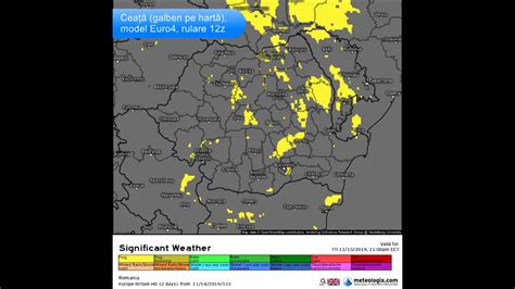 Prognoză meteo 15 noiembrie 2019 YouTube