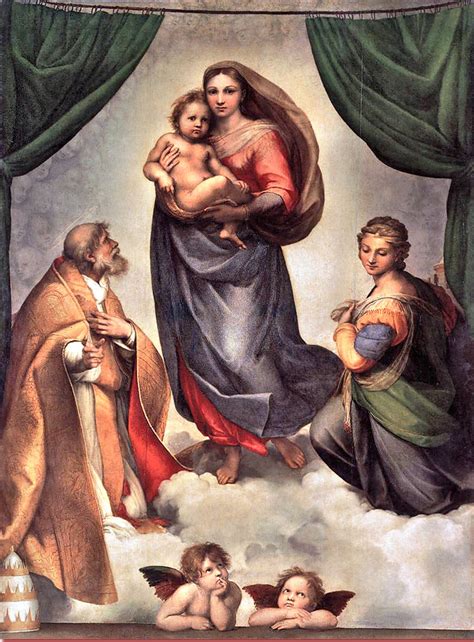 La Madonna Sistina Di Raffaello Il Popolo Quotidiano Della