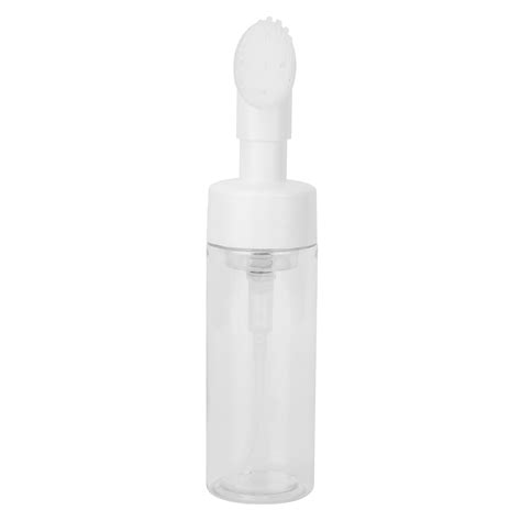 Mousse Foaming Bottle Silicone Brush Empty Refillable Facial Cleanser