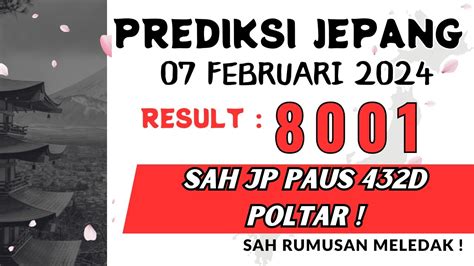 Prediksi Jepang Hari Ini Februari Bocoran Togel Jepang Hari