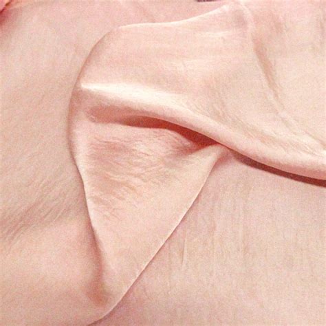 Blush Satin Chiffon Fabric By The Yard Wedding Chiffon Dress Etsy