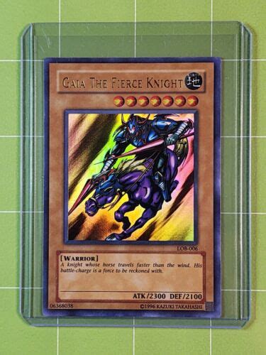 Yu Gi Oh TCG Gaia The Fierce Knight Legend Of Blue Eyes White Dragon