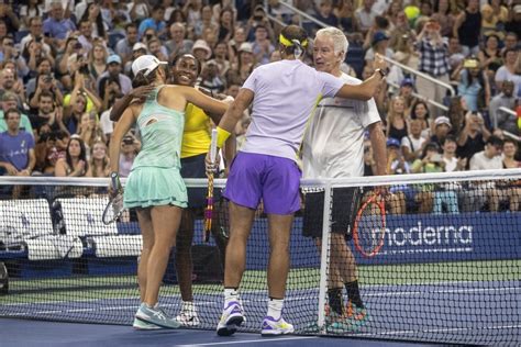 Us Open Iga Wi Tek I Rafael Nadal W Deblu Zagrali Z Coco Gauff I