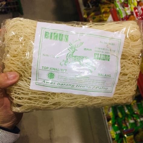 Jual Bihun Beras Cap Kijang Gr Rice Vermicelli Shopee Indonesia