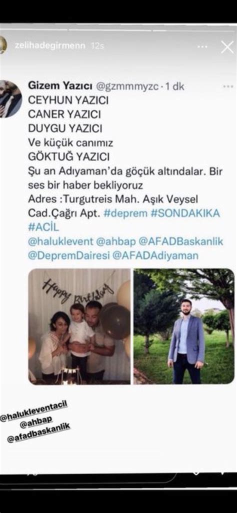 Emre Uslu Phd On Twitter Enkazbilgisi