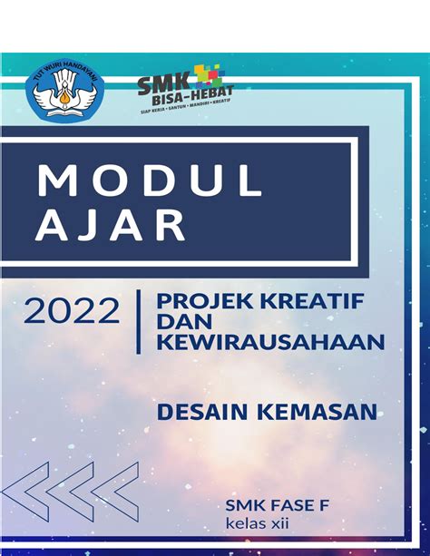 Modul AJAR PKK XI PKK MODUL AJAR KURIKULUM MERDEKA MATA PELAJARAN