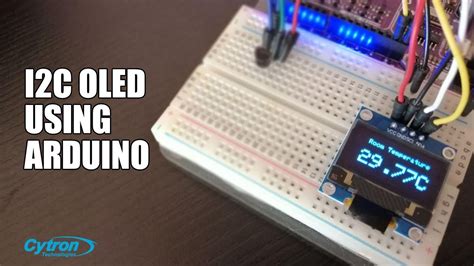 How To Display On I2c Oled Using Arduino Youtube