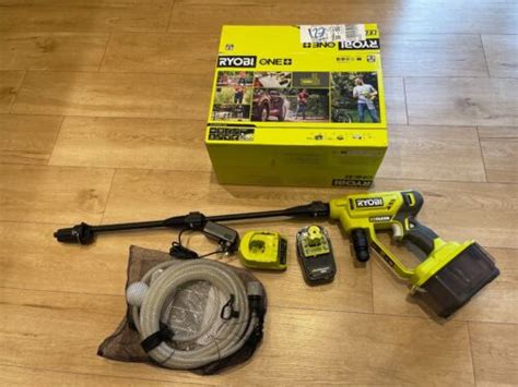 Ryobi RY18PW22A-140 18V ONE+™ 22bar Cordless Power Washer Kit (1 x 4 ...