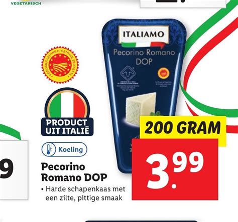 Pecorino Romano Dop Gram Aanbieding Bij Lidl